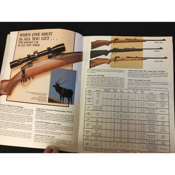 Savage Arms Inc. 1991 Firearms Catalog VINTAGE Long guns Rifles - Picture 3 of 6